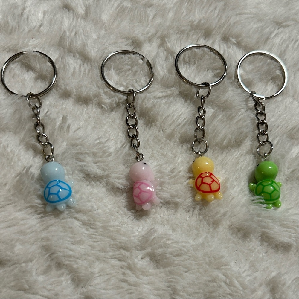Green Turtle Keychains